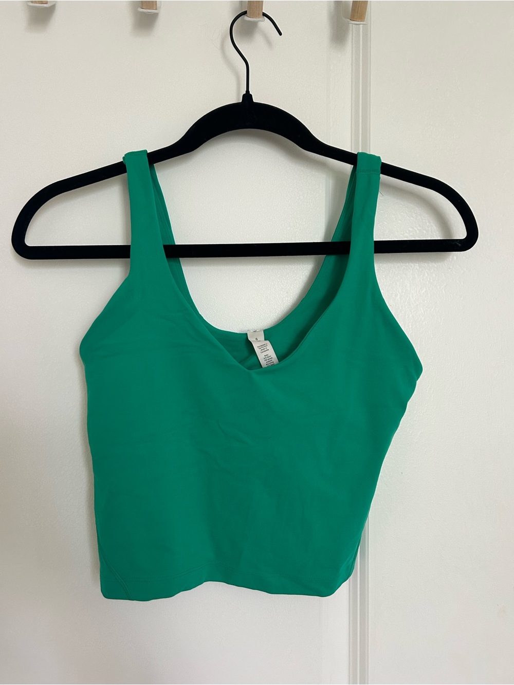 lululemon athletica Emerald Green Scoop Neck Tank